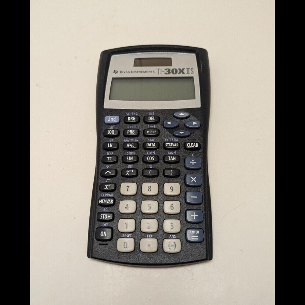 Texas Instruments TI-30 X IIS Blue 2-Line LCD Display Scientific Calculator